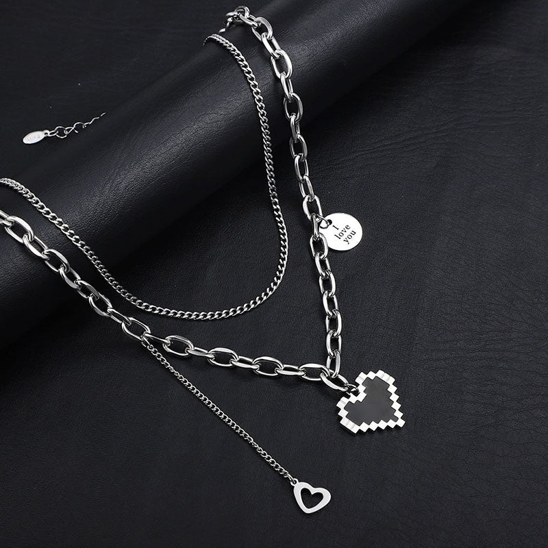 "LOVE" CHAIN STACK